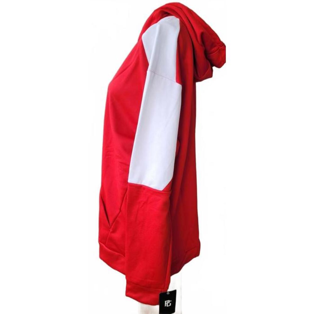 PG Perfect Game Red White Men's Hoodie Apparel Active Wear Fleece Pullover Large